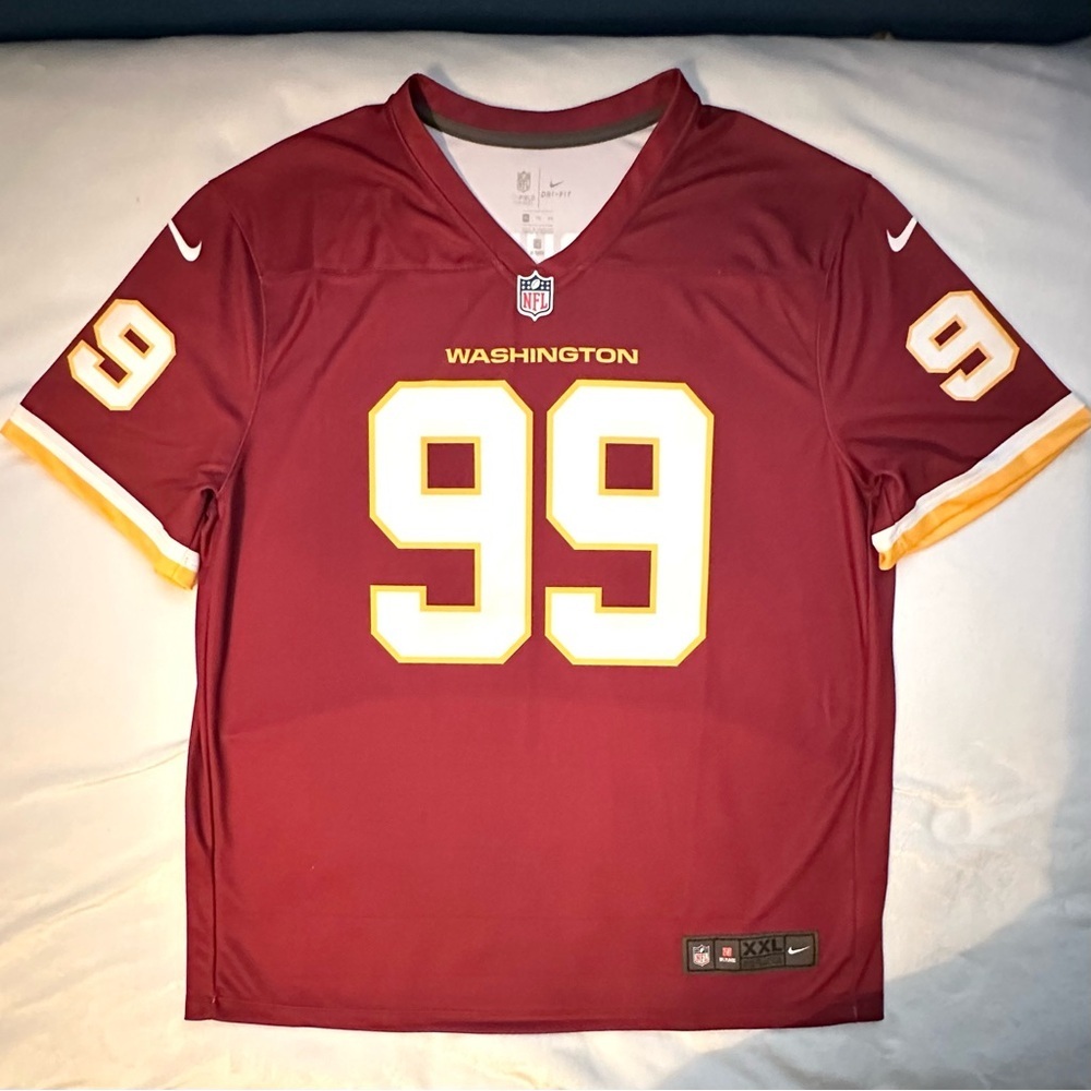 Nike Dri-Fit Chase Young 99 Washington Redskins Commanders Jersey XXL Mens Adult